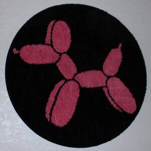Balloon Dog Tufted Bath Rug